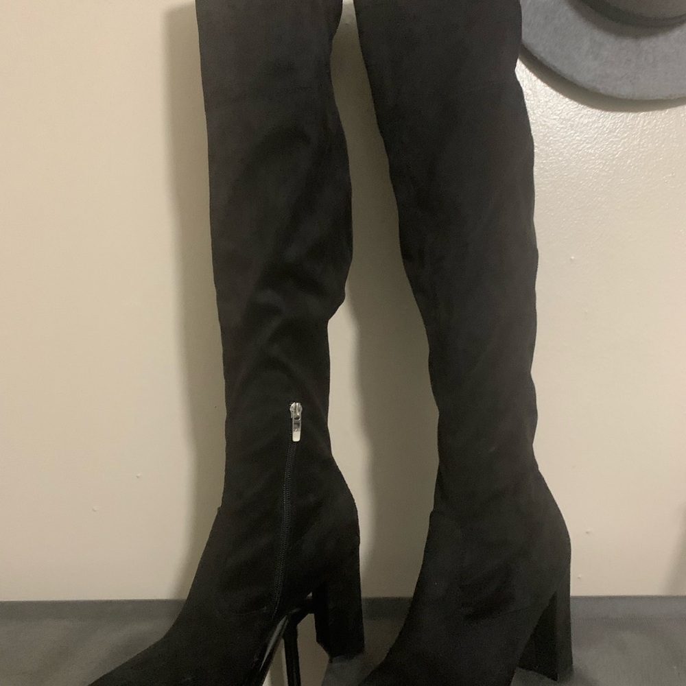 Marc Fisher Women's Black Over-the-Knee Boots